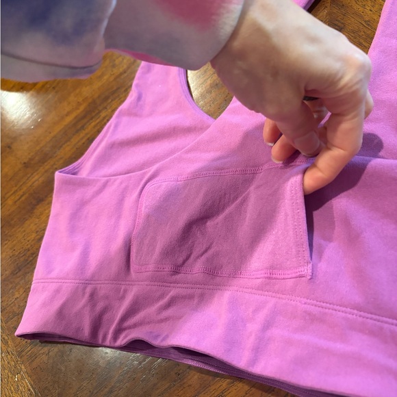 Women's Pink Sports Bra - Picture 7 of 7